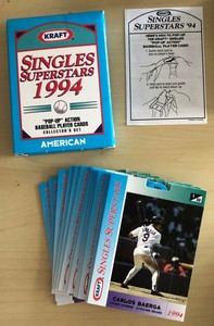 1994 Baseball Trading Cards - Kraft