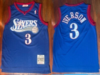 Philadelphia 76ers Allen Iverson Mitchell & Ness 2000-01 SIXERS Jersey Medium - Image 1 of 4