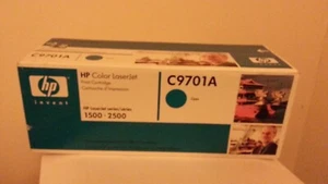 GENUINE HP INK CARTRIDGE--C9701A--COLOUR CYAN---NEW AND BOXED - Picture 1 of 1