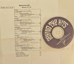 RADIO SHOW 10/6/97 BEHIND THE HITS: ERIC CLAPTON, BOSTON, MELANIE, NEIL DIAMOND - Picture 1 of 1