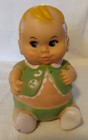 Plumpees Rubber Squeeze Doll 1967 Boy 8" High Vintage - By Uneeda Doll Co