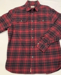 XL ~ JACHS Herren Brawny Flanellhemd schwarz und rot - Bild 1 von 6