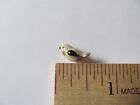 Vintage Porcelain Hagen Renaker Bird Grey / off-white Dollhouse Miniature 1:12