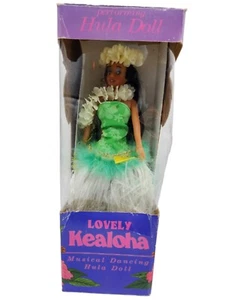 De Colección Preciosa Kealoha Musical Baile Hawaiano Luau Decoración Hula Muñeca Figura Movimiento - Imagen 1 de 5