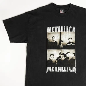Vintage Metallica Band T-Shirt Garage Inc. Giant Tag 1999 XL Black Heavy Weight - Picture 1 of 13