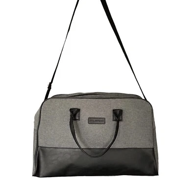 JOHN VARVATOS Duffle Carry On Gym Designer Bag Double Handle Crossbody 17x12x8” - Image 1 of 4