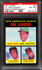 1971 TOPPS #67 A.L. E.R.A. LEADERS PSA 8 26574929