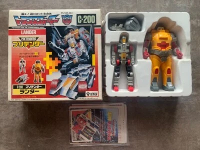 G1 Takara Transformer Pretenders C-200 Lander / Landmine MIB Sticker Unused   - Image 1 of 4