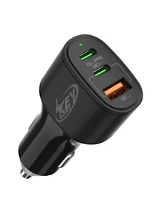 USB-C Fast Charging 45W PDCar Charger Adapter For iPhone Samsung Android - Picture 1 of 6