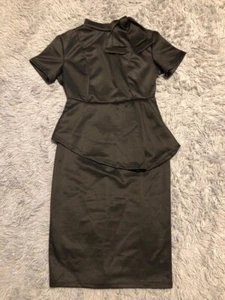 Maxi vestido negro ceñido al cuerpo para mujer talla XL largo - Imagen 1 de 13
