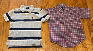 A Lot Of 2 Ralph Lauren Short Sleeve Shirts, Size S, 8/10 - Picture 1 of 3