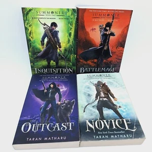 Taran Matharu Summoner Series 4 Books Prequel Novice Inquisition Battlemage - Picture 1 of 14