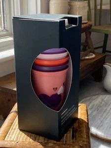 Starbucks Valentinstag Mehrwegbecher Set - 6er Pack Holiday Set Pink Lila - Bild 1 von 5