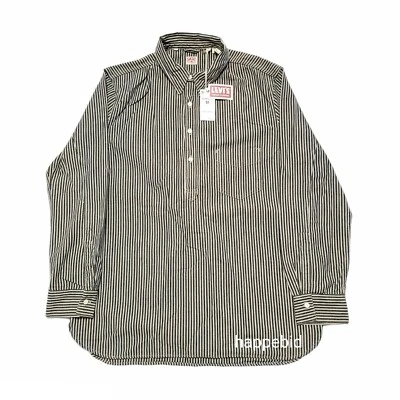 BRAND NEW Levi’s Vintage Clothing Sunset Pocket Striped Shirt Men M Fast Ship - Image 1 of 4