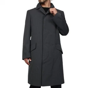 Vintage 90s single breasted German Army Trenchcoat Greatcoat military gaberdine - Picture 1 of 12