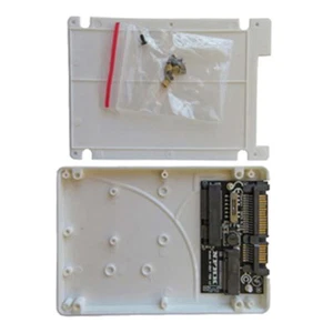 2.5 inch SATA 6.0Gbps to SATA M.2 NGFF SSD mSATA SSD Adapter with case - Afbeelding 1 van 8