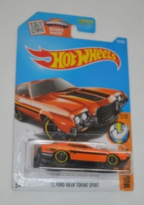 HOT WHEELS 2016 MUSCLE MANIA 2/10 - ' 72 FORD GRAN TORINO SPORT ORANGE - Picture 1 of 5