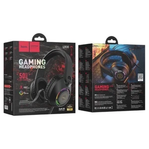 Hoco W108 Wired Gaming Headphones Microphone & LED Light For PC Playstation XBOX - Picture 1 of 5