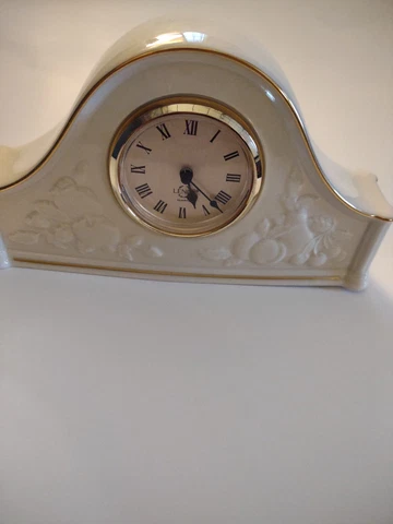 Lenox Porcelain Clock COA NWB Cover