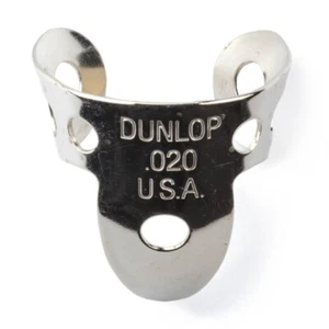 Dunlop Fingerpicks 33R020 Silver 0.020" For Guitar, Banjo Packs of 1 to 12 - Picture 1 of 1