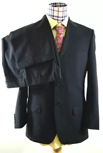 Corneliani Hombre Traje a rayas gris Mohair a rayas 40L - Imagen 1 de 12