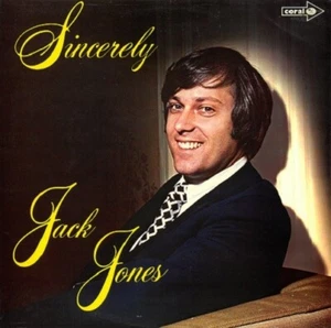 JACK JONES Sincerely Vinyl Record Album LP Coral 1973 1st Vocal Jazz & Pop Music - Picture 1 of 6