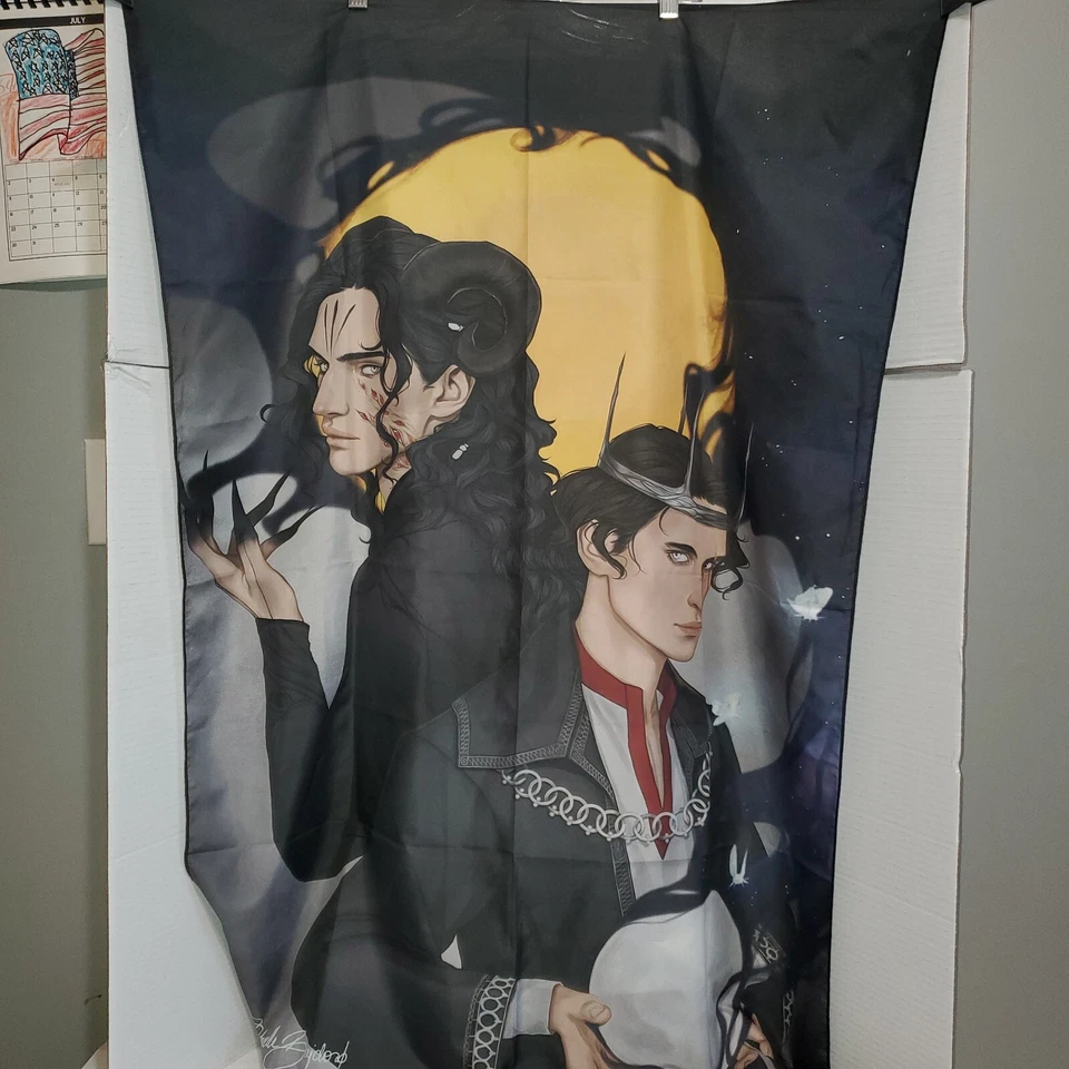 FAE CRATE tapiz de pared hada sátiro Gabriella Bujdoso Fantasía Arte Anime 42"x30" Foto 1 de 1