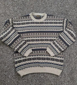 Vintage Woolrich John Rich & Bros Fair Isle Wool Sweater Multi-Color Large USA - Picture 1 of 9