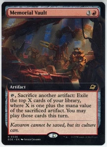 Memorial Vault Extended Art Edge of Eternities MTG 336 EOE - Picture 1 of 2