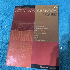 Jazz Ballads for Singers Women's Edition Book w/CD - Picture 1 of 7