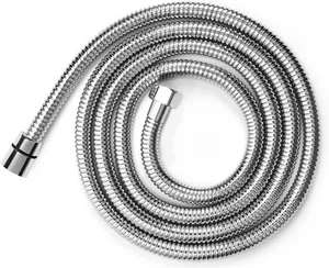 Manguera de ducha 59 pulgadas, manguera bidé, acero inoxidable 304 portátil 1,5 m, cromo  - Imagen 1 de 7
