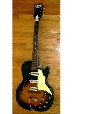 Vtg  1962 TRUETONE ELECTRIC  Archtop Guitar SPEED DEMON 3 Spd Bump Pickups K773 - Image 1 of 4