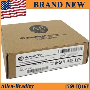 Nuevo Sellado NUEVO AB 1769-IQ16F/A CompactLogix 16 Pt 24VDC Módulo de Entrada de E/S - Imagen 1 de 10