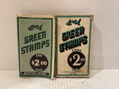 Vintage S&H Green Stamps Booklets Full Lot Of 2 - Image 1 of 4