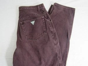 Vintage Guess Jeans Herren dunkellila gefärbt Jeans 33 x 31! - Bild 1 von 15