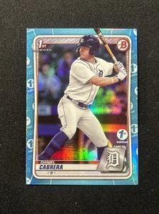 2020 Bowman First Edition Daniel Cabrera Bd-62 Sky Blue Foil - Picture 1 of 2