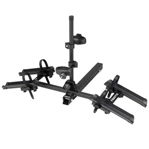 Hitch Mounted 2 Bike Rack for 2" Receivers - Road & Mountain Bicycle Rack - Picture 1 of 5