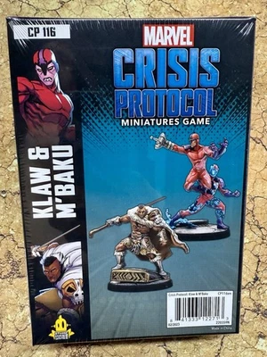 Marvel Crisis Protocol CP116 Klaw & M'Baku Character Pack - New Sealed - OOP MCP - Image 1 of 4