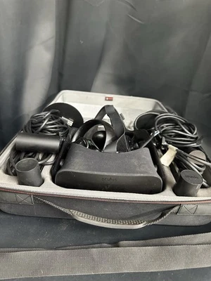Meta Oculus Rift CV1 VR Virtual Reality Headset System - Black W/Bag - Image 1 of 4