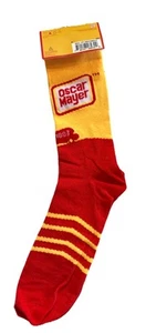 CALCETINES OSCAR MAYER Wienermobile Hombre Calcetines Crew Talla 6-12 Nuevos con Etiquetas - Imagen 1 de 3