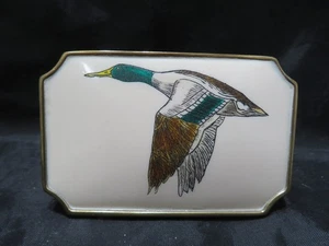 BTS HEBILLA DE CINTURÓN DE LATÓN MACIZO COLECCIÓN DE DISEÑADORES POR DOYLE YANCEY SHOVLER DUCK - Imagen 1 de 10