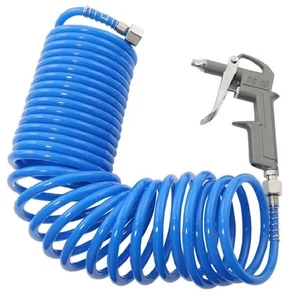 Air Hose Blow Gun Flexible Compressor Tool Air Line Duster Recoil 116Psi - Picture 1 of 17