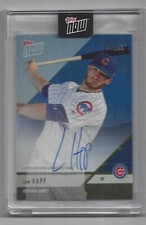IAN HAPP 2018 Topps Now Road to Opening Day On-Card Autograph BLUE /49