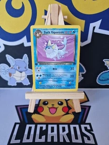 Pokemon Dark Vaporeon 45/82 Team Rocket 1st Edition Vintage - Picture 1 of 2