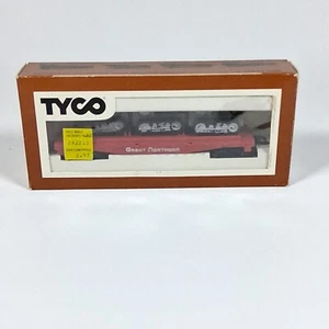 Vintage TYCO Great Northern Skid Flat Car 351B HO Scale NEW in Original Box - Picture 1 of 1