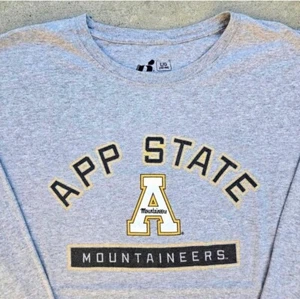 app state Langarmshirt Herren L Grau Grafikdruck Größe Shirt - Bild 1 von 3