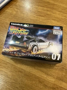 Tomica Premium Unlimited 07 Back to the Future DeLorean Diecast Car Takara Tomy - Picture 1 of 5
