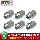 6x Wheel Nuts For Mitsubishi L200 1996 On (Steel Wheels) Silver
