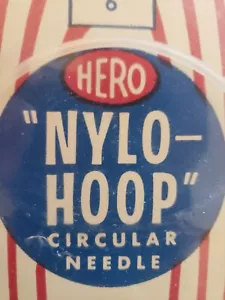 De Colección Aguja Circular Nylo-Hoop 24" Longitud Nueva En Embalaje Original - Imagen 1 de 7