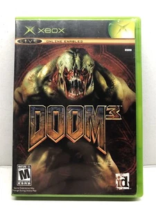 Doom 3 (Microsoft Xbox, 2005) Complete Tested Working - Free Ship - Picture 1 of 4